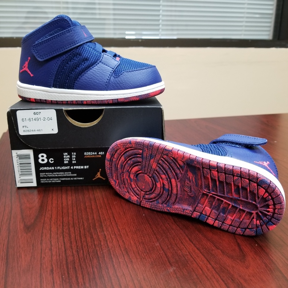 nike jordan -  size 8c (toddler) -blue